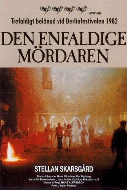 Swedish poster of the movie Den enfaldige mördaren