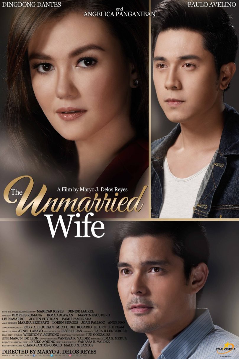 Tagalog poster of the movie The Unmarried Wife