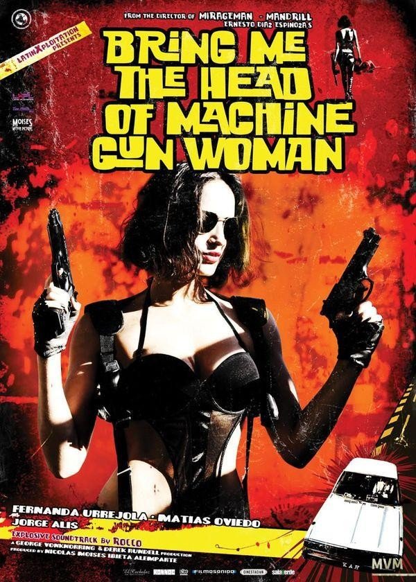 Spanish poster of the movie Bring Me the Head of the Machine Gun Woman