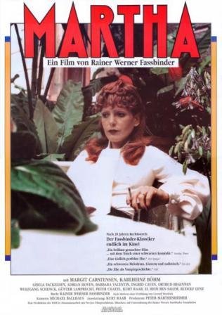 German poster of the movie Martha