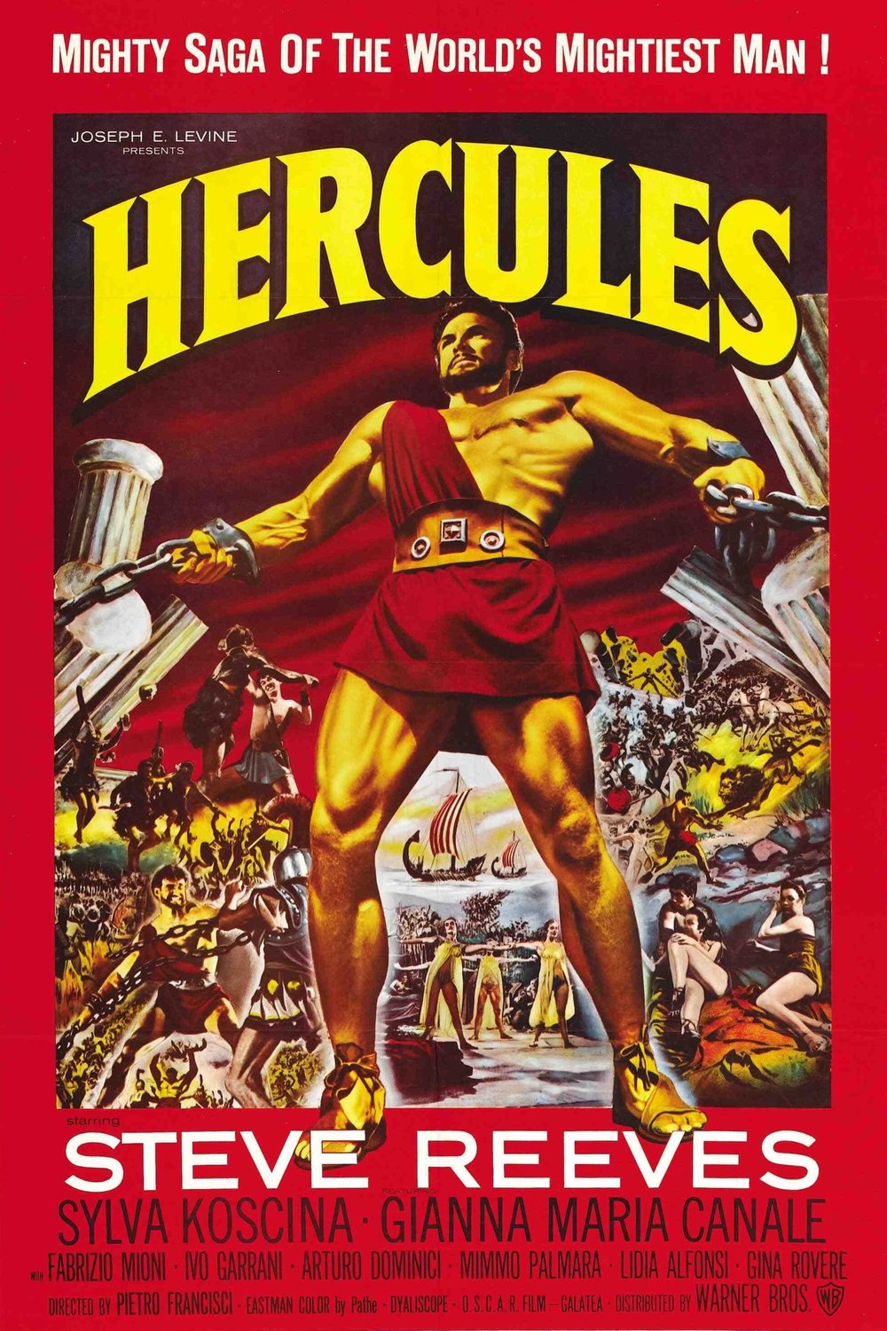 Italian poster of the movie Hercules