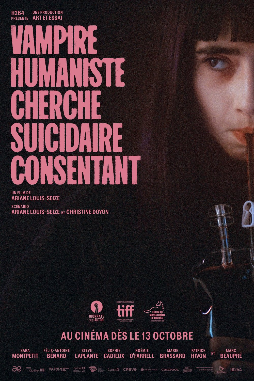 L'affiche du film Vampire humaniste cherche suicidaire consentant