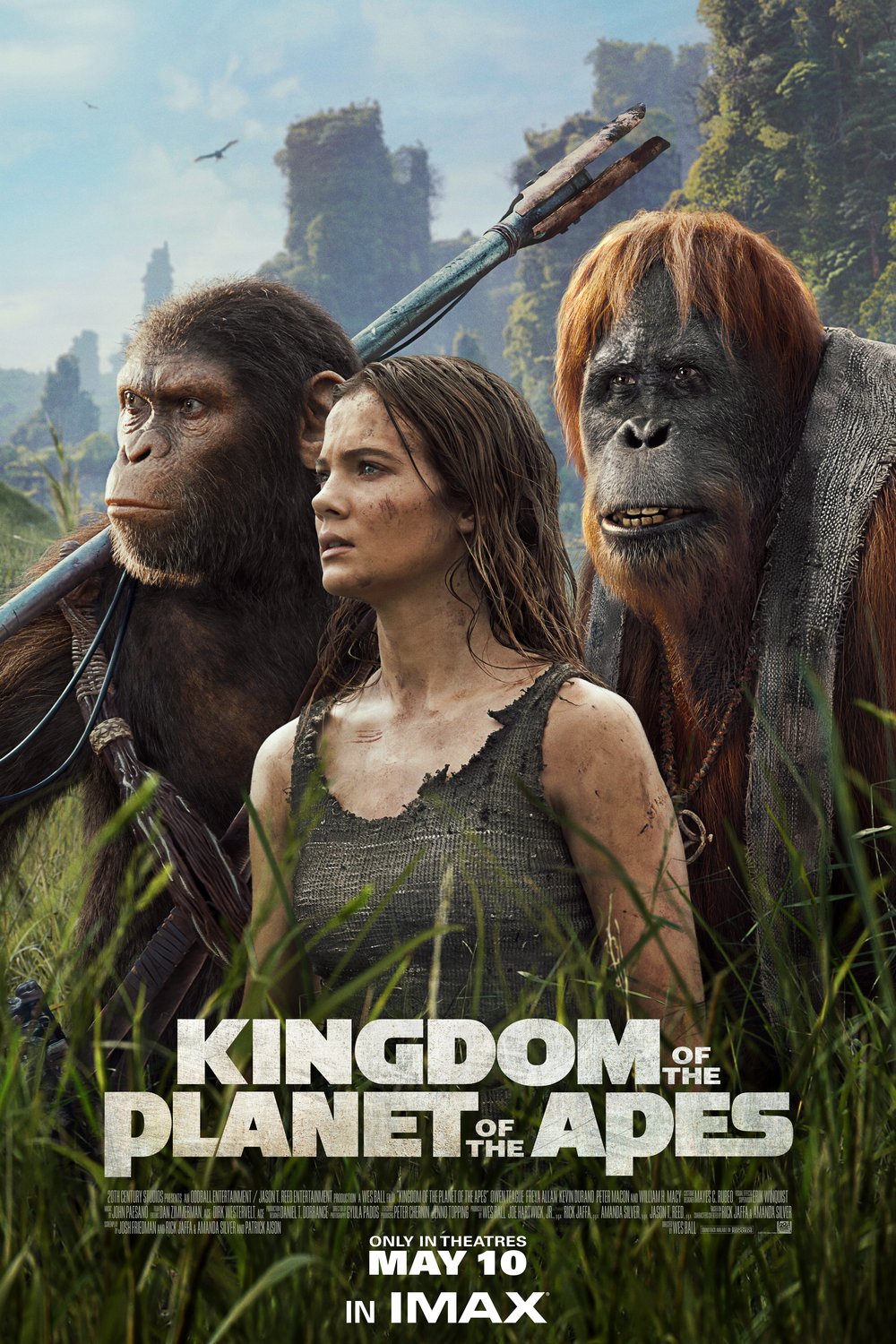 L'affiche du film Kingdom of the Planet of the Apes
