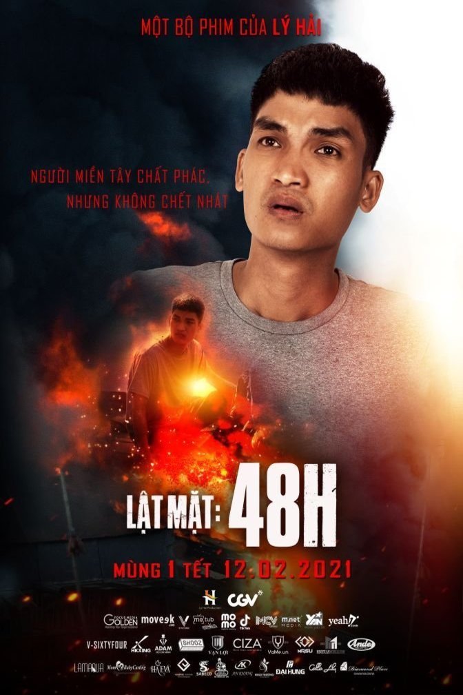 L'affiche originale du film Lat Mat: 48H en Vietnamien