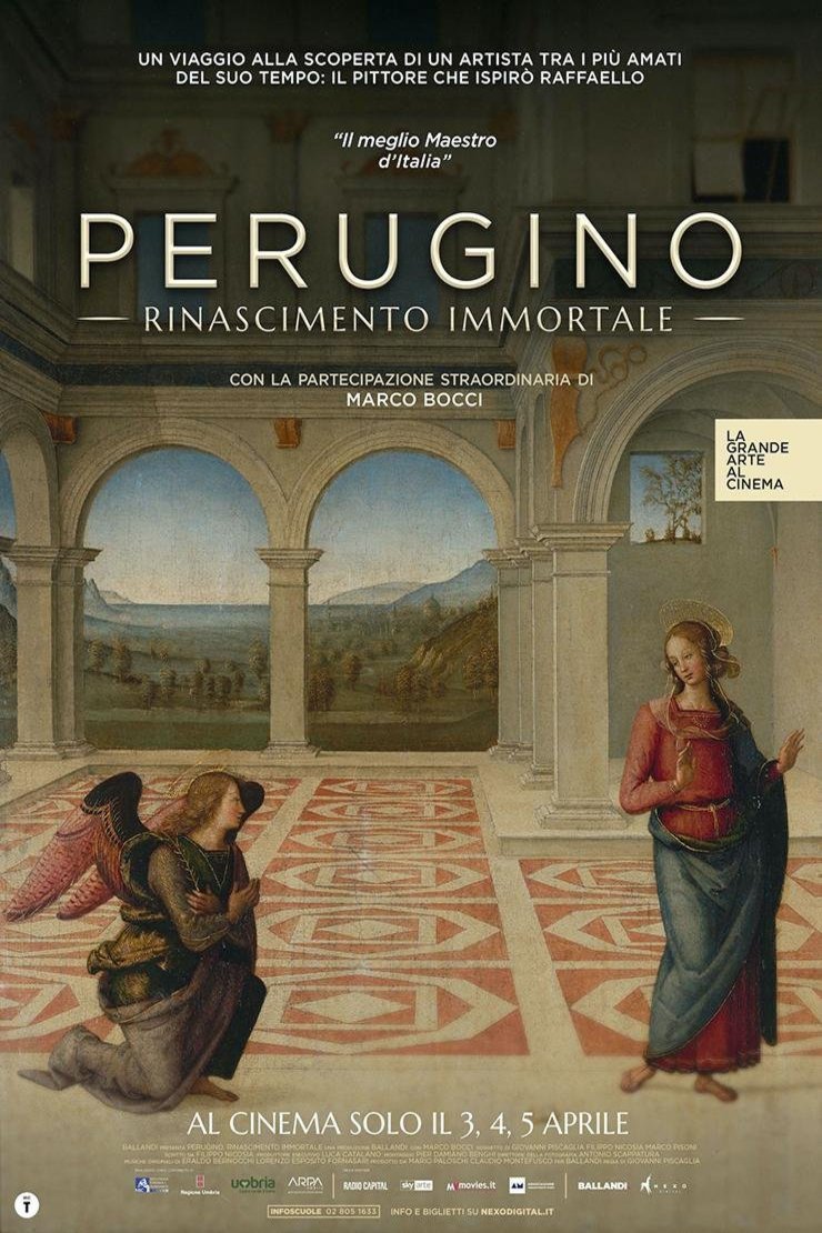 Italian poster of the movie Perugino. Rinascimento immortale