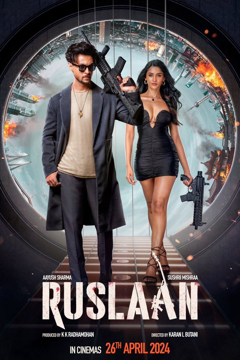 L'affiche originale du film Ruslaan en Hindi