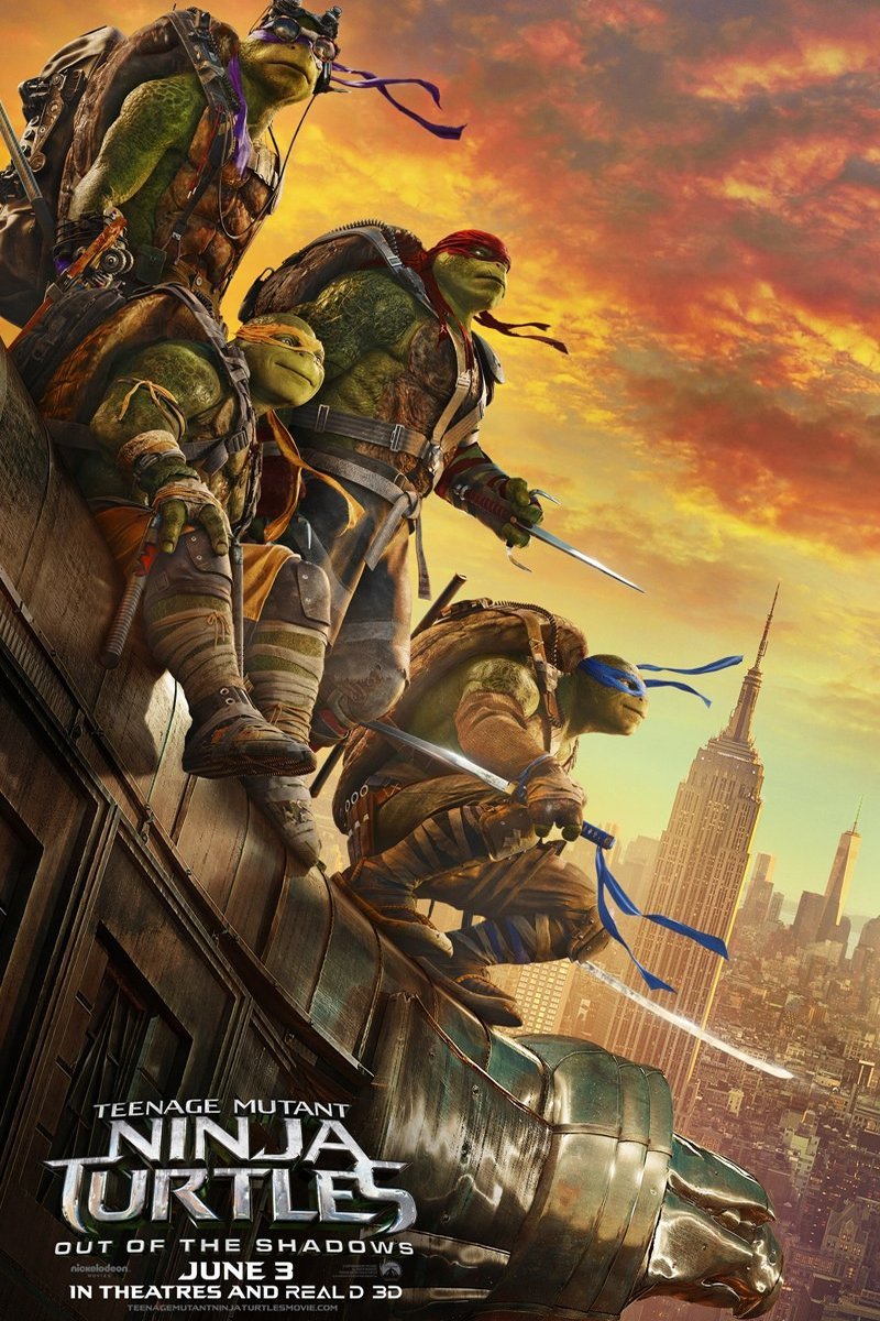 Poster of the movie Teenage Mutant Ninja Turtles: Out of the Shadows