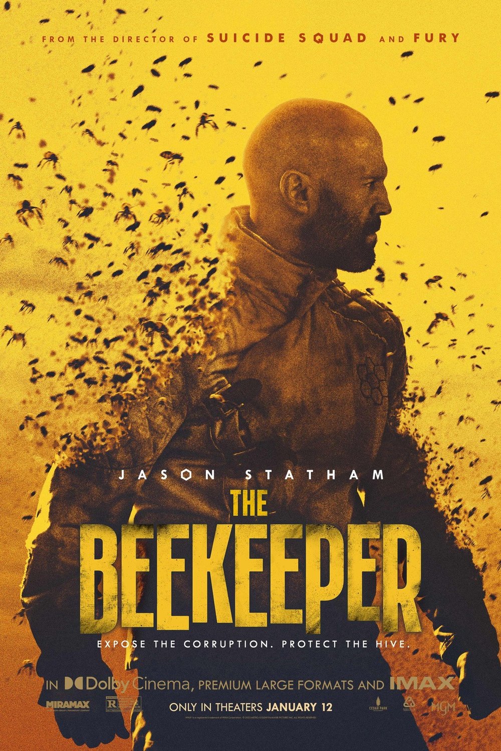 L'affiche du film The Beekeeper