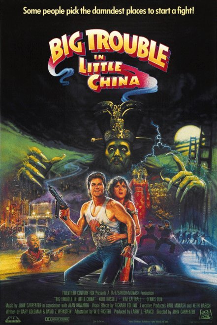 L'affiche du film Big Trouble in Little China