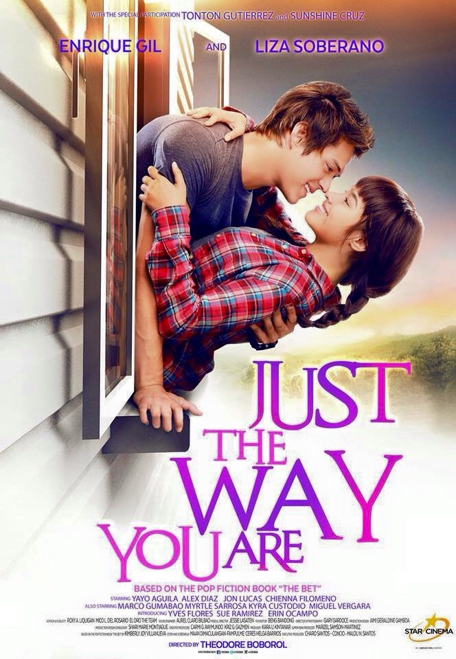 Filipino poster of the movie Just the Way You Are
