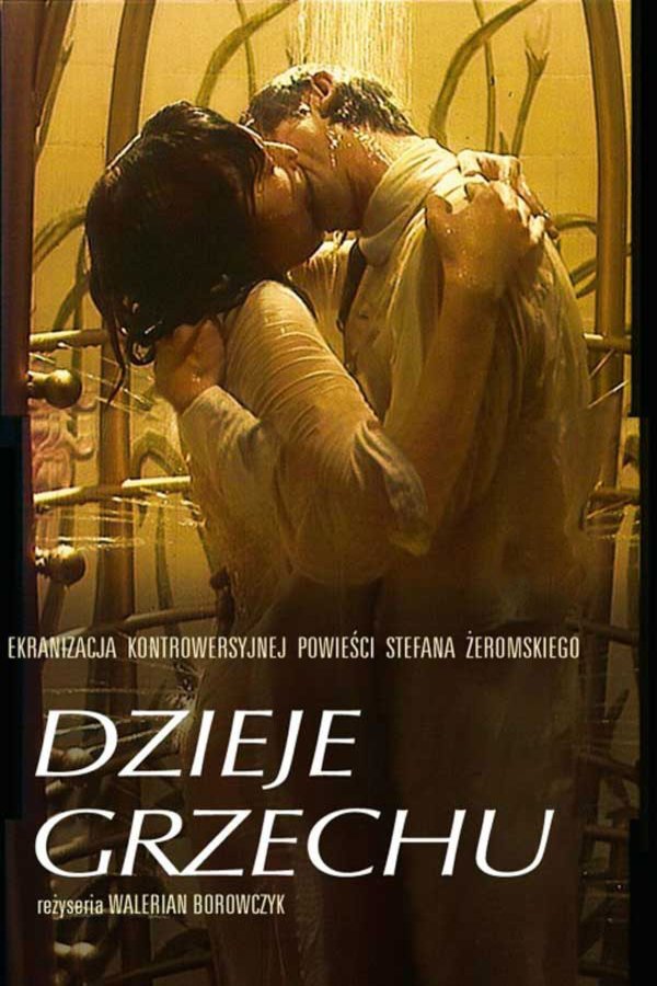 Polish poster of the movie Dzieje grzechu