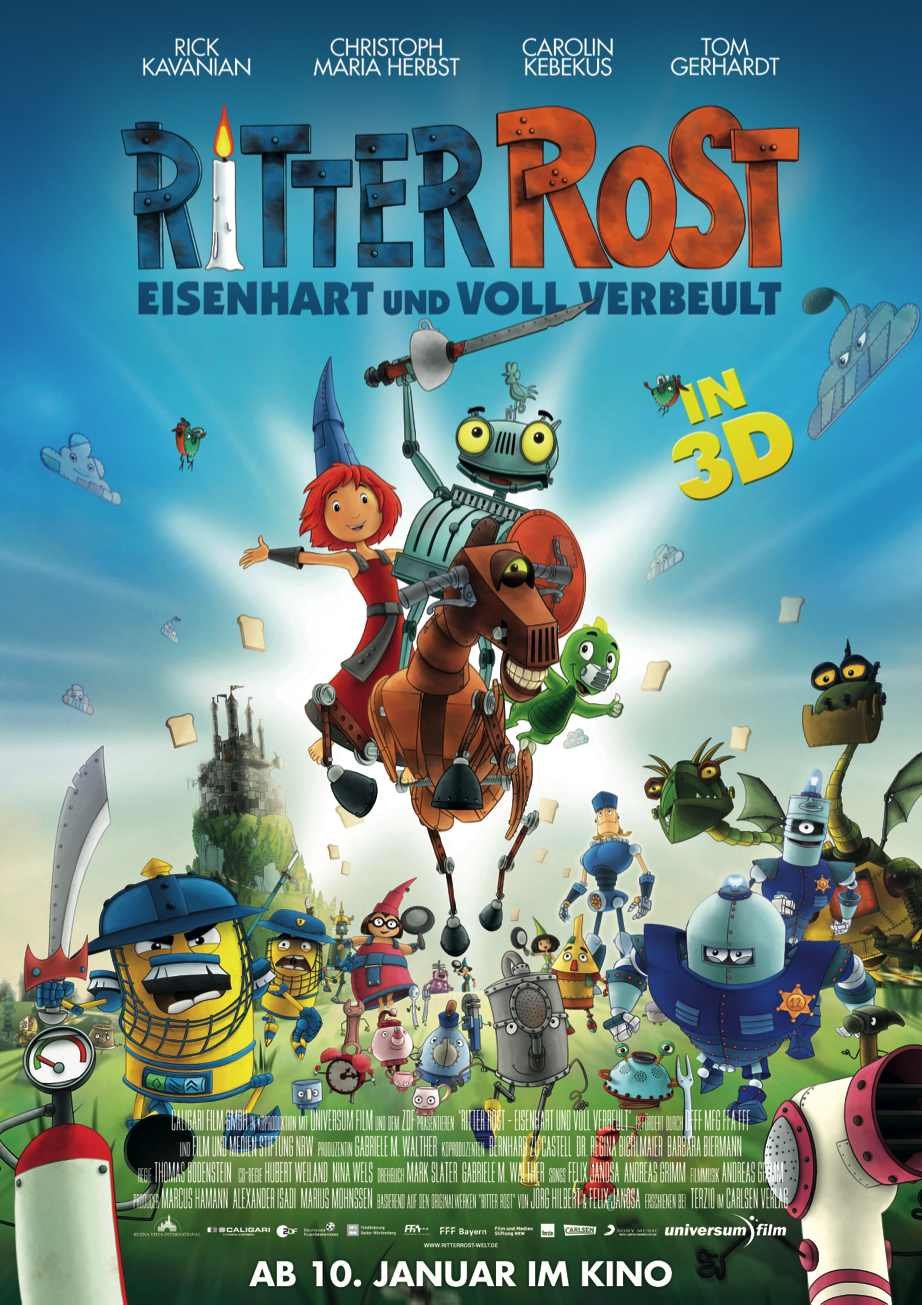 German poster of the movie Ritter Rost - Eisenhart und voll verbeult