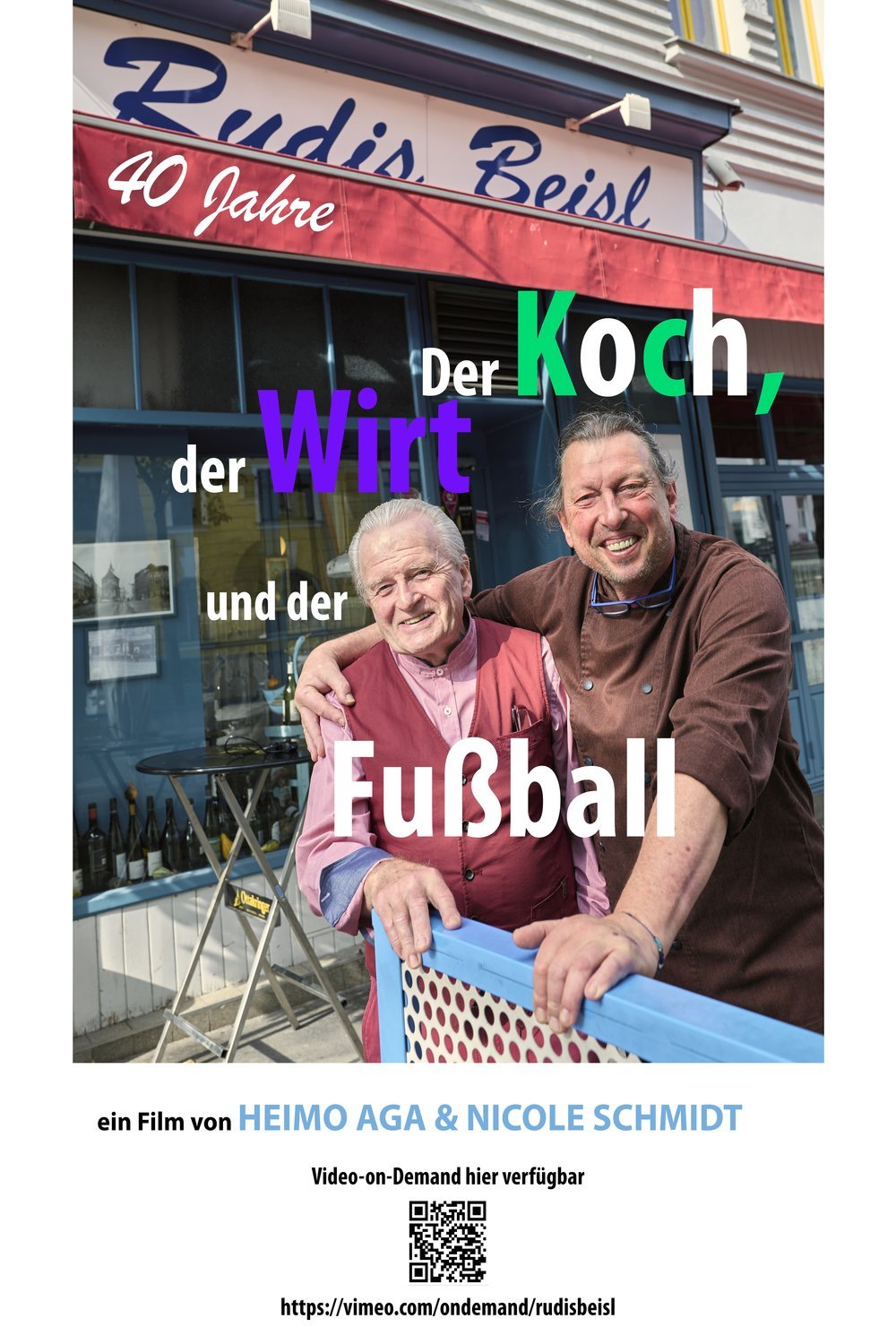 German poster of the movie Der Koch, der Wirt und der Fußball - 40 Jahre Rudis Beisl
