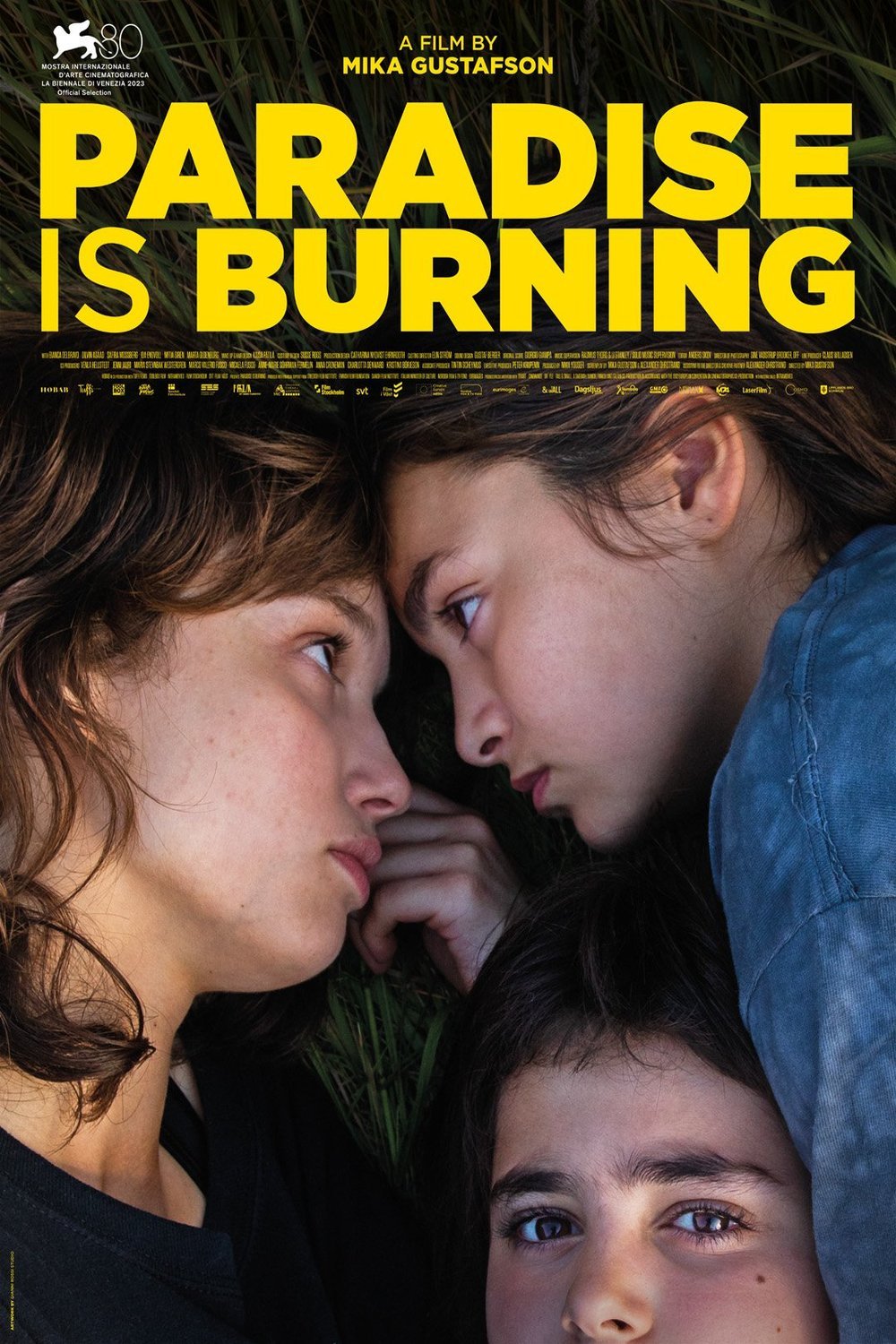 Swedish poster of the movie Paradise Is Burning