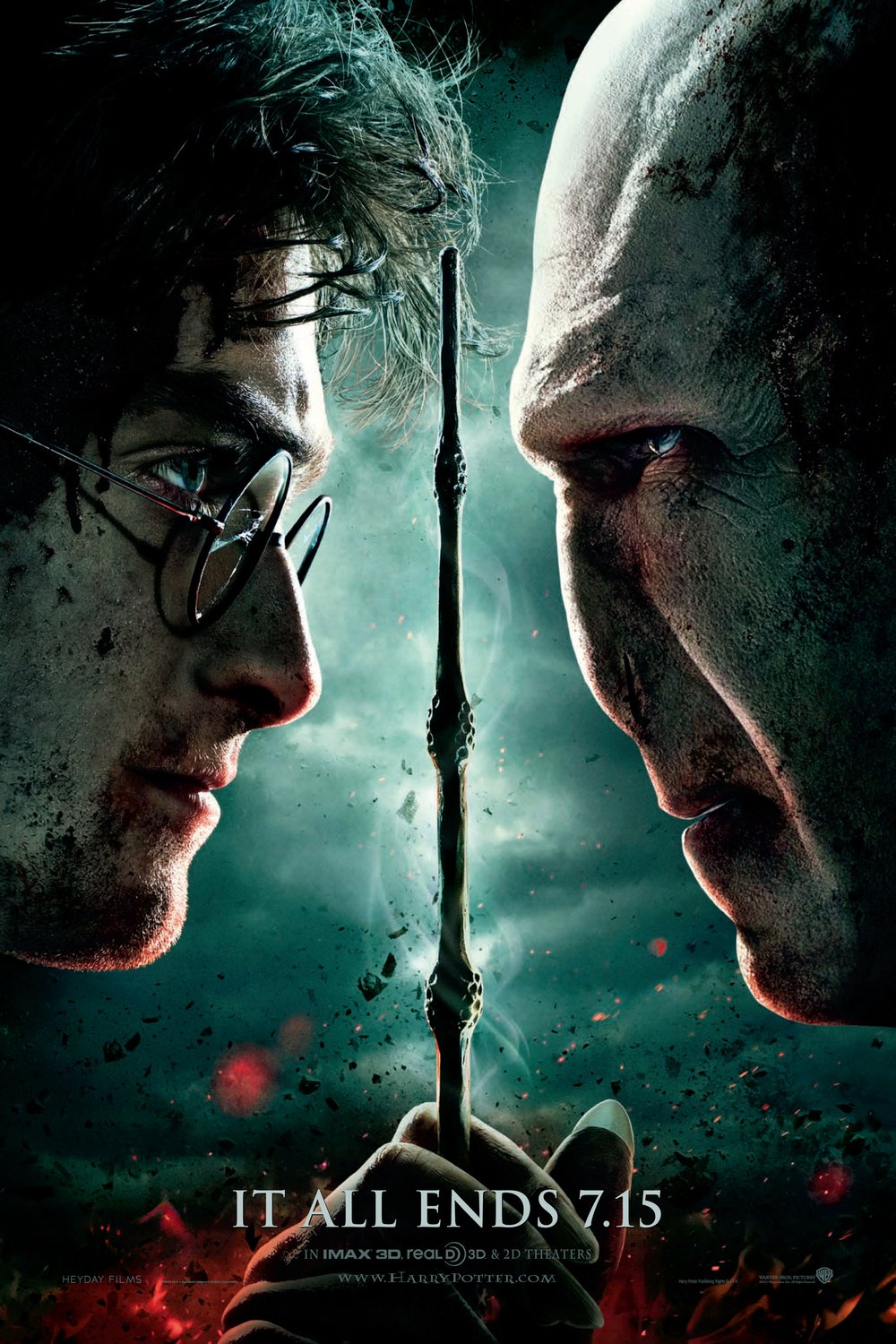 L'affiche du film Harry Potter et les reliques de la mort: 2e partie