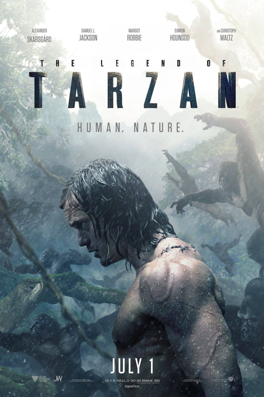 L'affiche du film The Legend of Tarzan