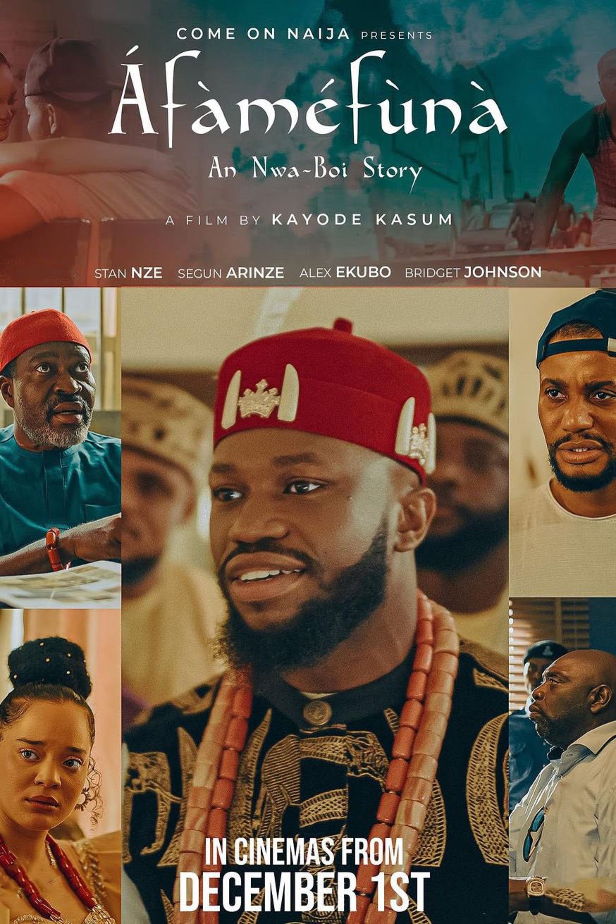 Igbo poster of the movie Ahamefuna: A Nwa-Boi Story