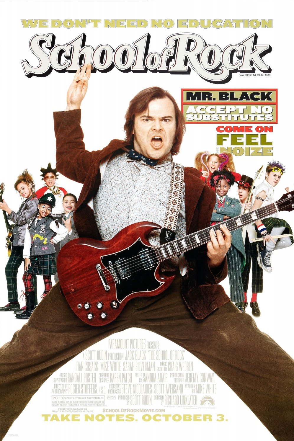L'affiche du film The School of Rock