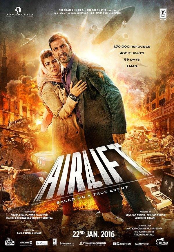 Hindi poster of the movie Airlift