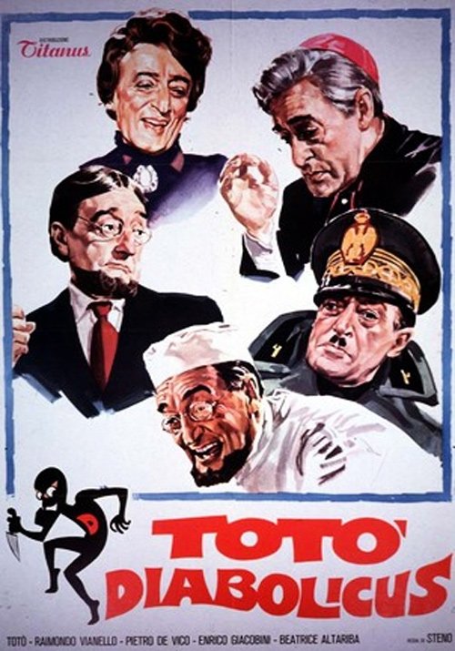 Italian poster of the movie Totò diabolicus
