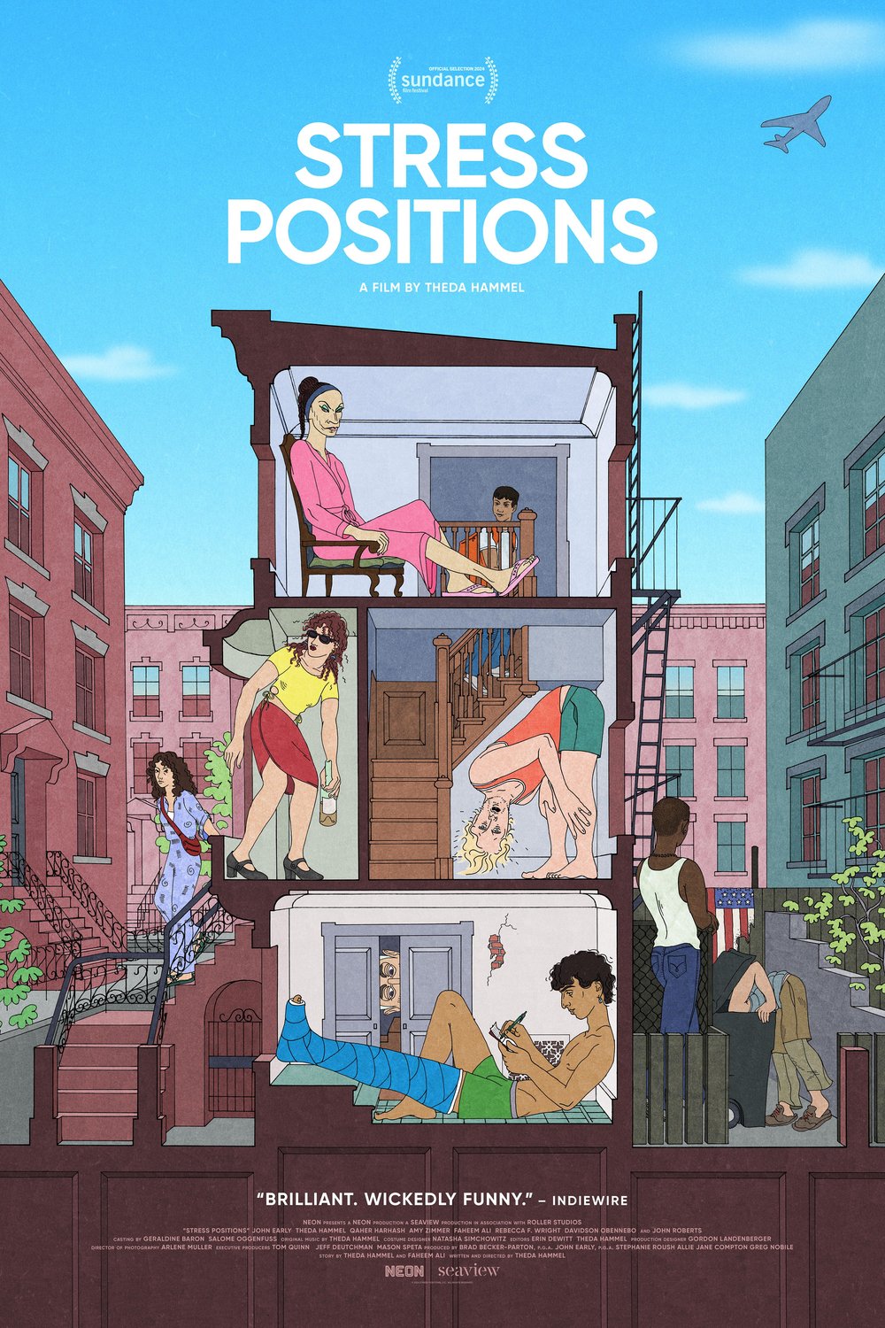 English poster of the movie Stress Positions