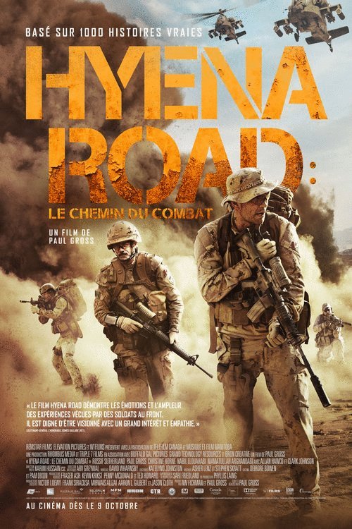 L'affiche du film Hyena Road: Le chemin du combat